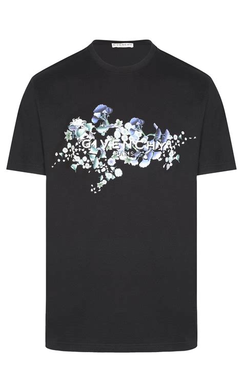 givenchy floral print t shirt|vintage givenchy t shirt.